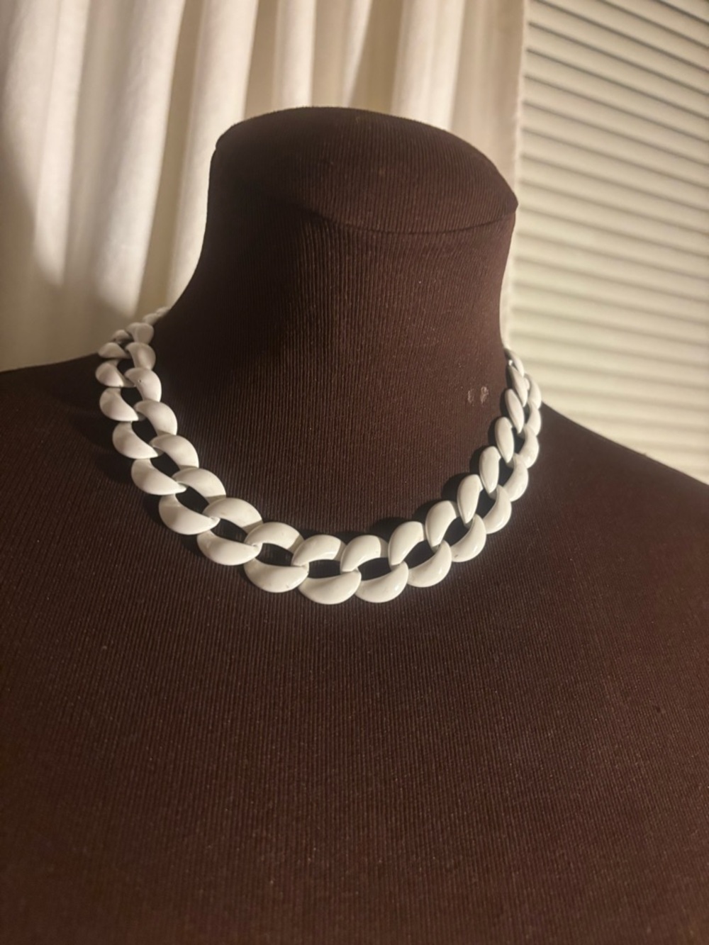 Napier Vintage Enamel  Chain Necklace